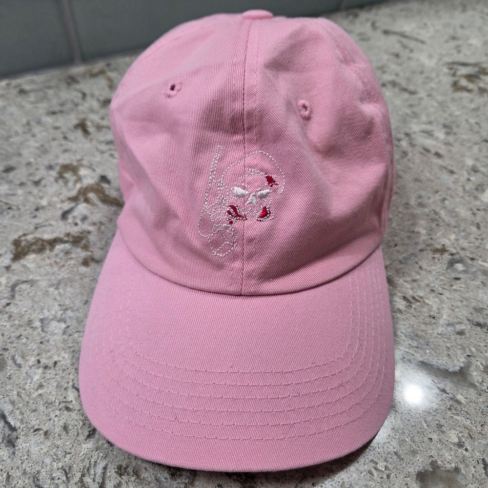 Bad Influence Pink Embroidered Logo Baseball Cap Hat Women OSFA
